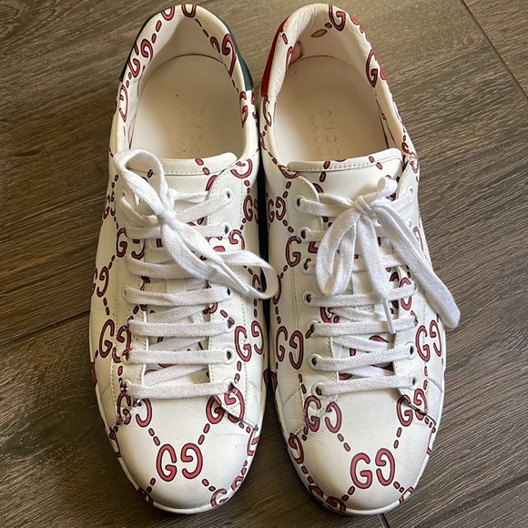 Used Authentic Gucci Ace Sneakers - Picture 4 of 7